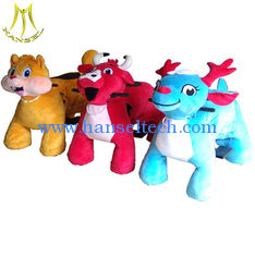 China Hansel   wholesale plush animal fun ride 4 wheels for sales motorized horse toy for adults supplier