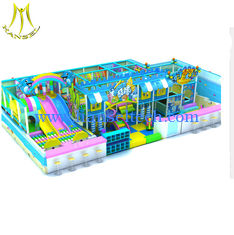 China Hansel china playground equipment outdoor wooden kids playhouse  indoor play equipment supplier