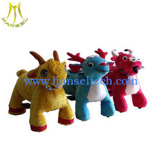 China Hansel   plush toy electronic children electric car battery powered animals for game centers supplier