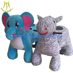 China Hansel amusement indoor plush walking animals electric scooter for sale supplier