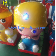China Hansel  children toy ride amusement park fiber glass coin operated ride toys supplier