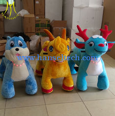 China Hansel  cheap kids plush toy electric cars for kids ride on animal toy unicorn supplier