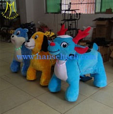 China Hansel  battery operated dinosaur toys battery operated dog toy for kids christmas deer ride toy supplier