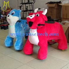 China Hansel  plush kids ride on walking animal electric ride on animal toy animal robot rides for sale supplier