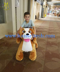 China Hansel amusement park ride motorized plush riding animals amusement park games factory supplier