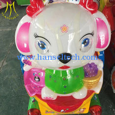 China Hansel hot selling amusement park equipment ride on fiberglass ride on animal supplier