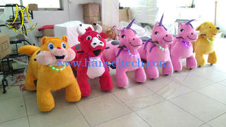 China Hansel attractive  carnival plush animals for Christmas baby stuffed plush animal toys riding supplier