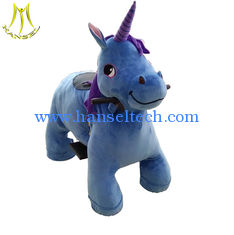 China Hansel non coin walking animal unicorn ride for birthday parties large plush ride toy supplier