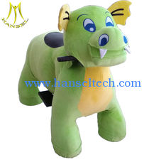 China Hansel new coin operated battery plush animal electric  dinosaur scooter supplier