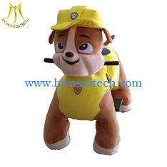 China Hansel high quality electric coin operated animal riding for kids funny paw patrol for mall supplier