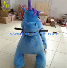 China Hansel  battery operated electric stuffed walking toy unicorn rides supplier supplier