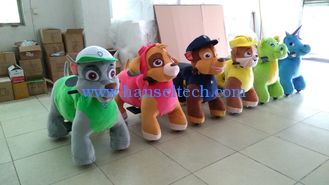 China Hansel best selling plush coin kiddie electric ride on walking toy unicorn in mall supplier