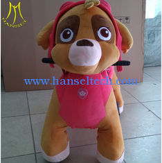 China Hansel electric children animal moto bike plush electric walking horse toy for mall supplier