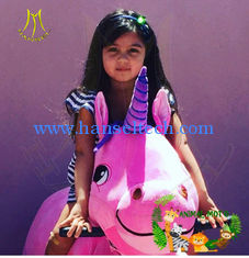 China Hansel kids electric ride on animals unicorn rides kids amusement park supplier