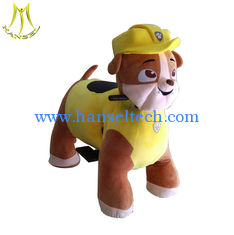 China Hansel  new  4 wheels zippy battery animal kids electric  rides on paw patrol for shopping mall supplier