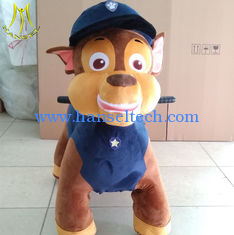 China Hansel  amusement park electric battery operated ride on animal plush toy rides supplier