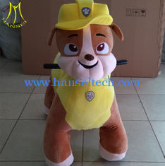 China Hansel high quality plush animal electric scooter riding toys 4 wheels supplier
