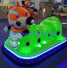 China Hansel amusement park games battery electric plastic bumper cars for sale supplier