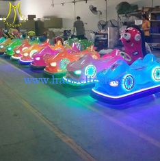 China Hansel  kids mini electronic remote control bumper car racing electronic game for mall supplier