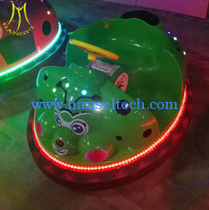 China Hansel 2018 fast profit plastic bumper cars with lights amusement ride from factory supplier