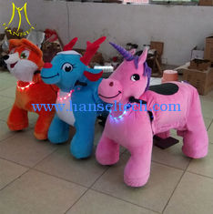 China Hansel kids battery operated dinosaur toys plush dinosaur coin operated ride car supplier