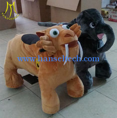 China Hansel walking dog battery operated ride horse animal electric plush ride in mall supplier