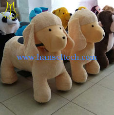 China Hansel plush walking animal electric joy ride sale amusement zoo ride for mall supplier