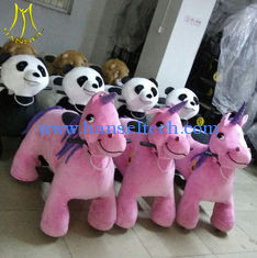 China Hansel  children lovely toy battery operated panda scooter ride with coin wholesale supplier