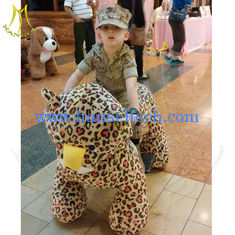 China Hansel low price coin operated walking robot ride plush moving pony rides for kids supplier