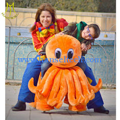 China Hansel amusement plush kid riding octopus toy motorized animal toy rides supplier
