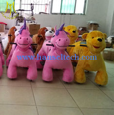 China Hansel Shopping mall kids ride on dog toy for party mechanical horse supplier