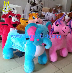 China Hansel shopping mall children plush motorized animals fun fair equipment for sale supplier