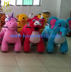 China Hansel  amusement rides for sale motorized plush riding animals supplier