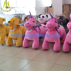 China Hansel kids electric animal car fun game stuffed animal ride electric sales supplier