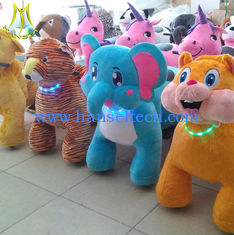 China Hansel  high quality coin operated plush motorized animal go kart ride in mall supplier