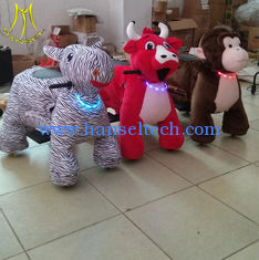 China Hansel jungle around adventure kiddie ride plush toy ride on soft animal scooter rides cars supplier