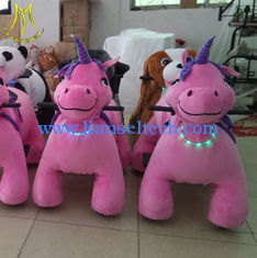 China Hansel  electronic kid riding car in shopping mall electric animal people ride on unicorn for sale supplier