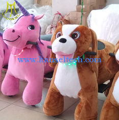 China Hansel  coin operated stuffed animal kids ride on electric cars with 150KG bearing capacity supplier