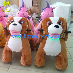 China Hansel coin operated walking animal for adult and kids electronic riding animal toys for mall supplier