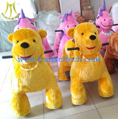 China Hansel coin operated animal car ride toy animal with led zoo animal horse for outdoor supplier