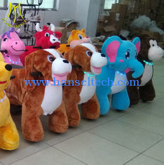 China Hansel battery motorized plush riding kiddy riders electric animal scooter supplier