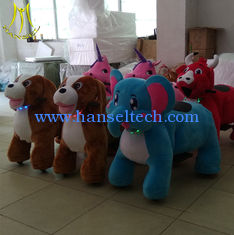 China Hansel children plush battery operated moving animals for shopping mall supplier