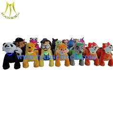 China Hansel commercial pluah walking animal battery ride on horse toy pony for kids and adults supplier