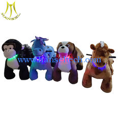 China Hansel   promotion price zoo kid coin operated kids battery powered animal bikes in mall supplier
