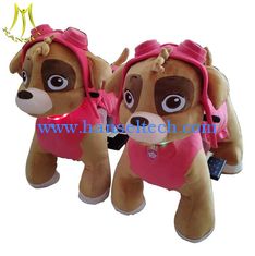 China Hansel coin operated animal ride large plush ride toy on wheels supplier