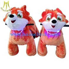 China Hansel large size non coin stuffed animal ride electric ride on animal toy for shopping malls supplier