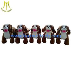 China Hansel amusement park stuffed battery operated electric animal ride for commercial supplier
