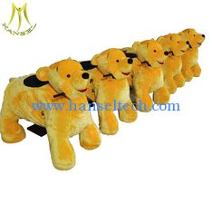 China Hansel plush animal battery coin operated stuffed animal ride bear supplier