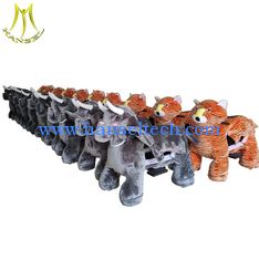 China Hansel factory wholesales plush coin operated ride on animal toy animal robot for sale supplier