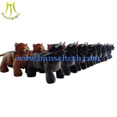 China Hansel led necklace for electric plush animal rides toy for shopping mall battery power animals supplier